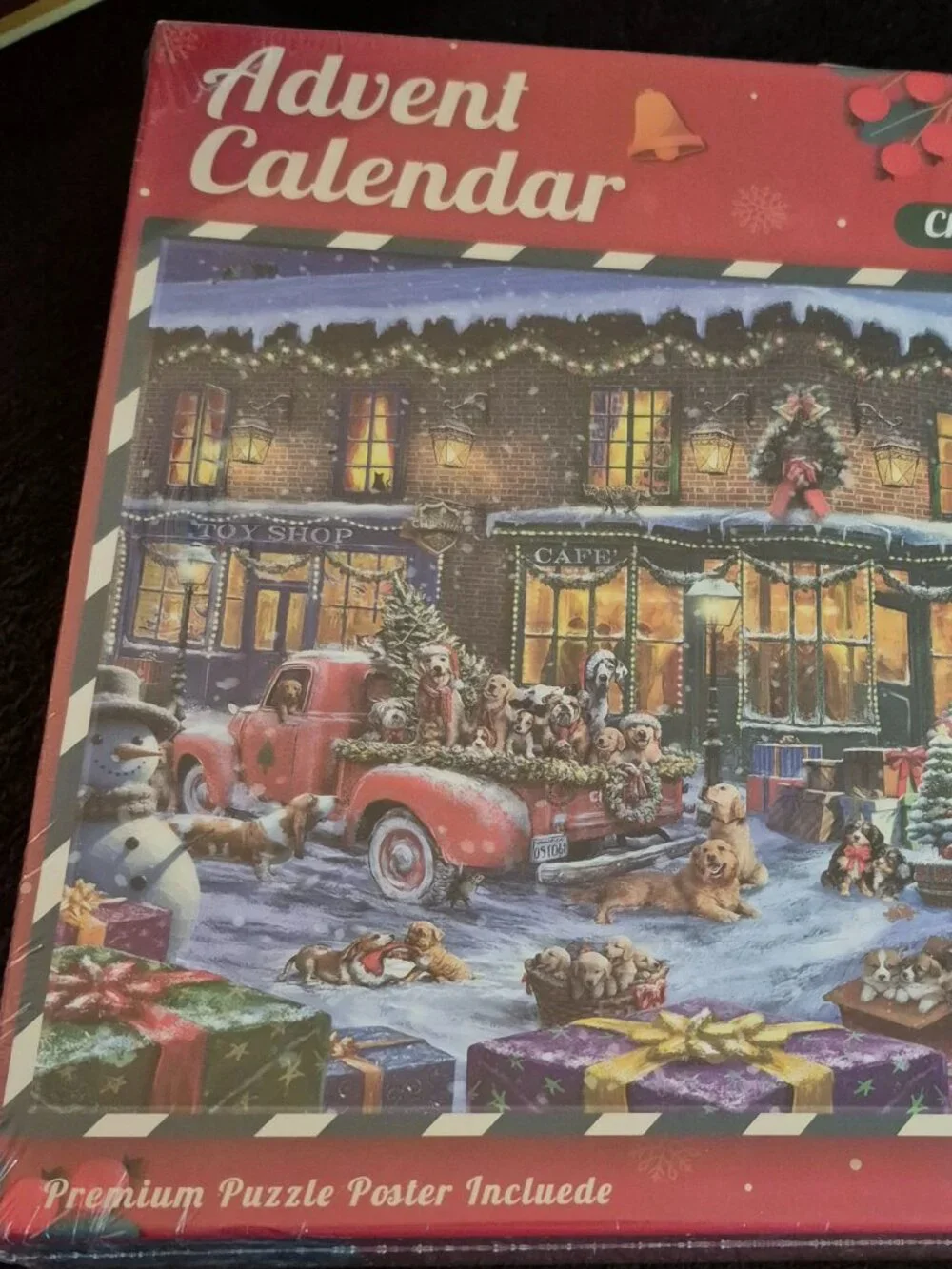 1008-Piece Christmas Dog Jigsaw Puzzle Advent Calendar 27.5